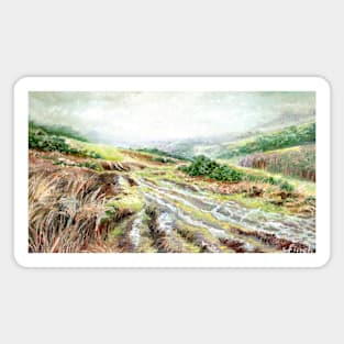 'Tranquil Ashdown Forest in Autumn' by Sonia Finch Magnet